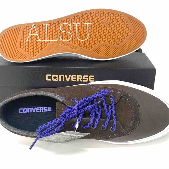 🔥SALE!🔥 Converse Sneakers Men's 153471C Crimson Suede Low Top Hot Chocolate - Picture 5 of 8